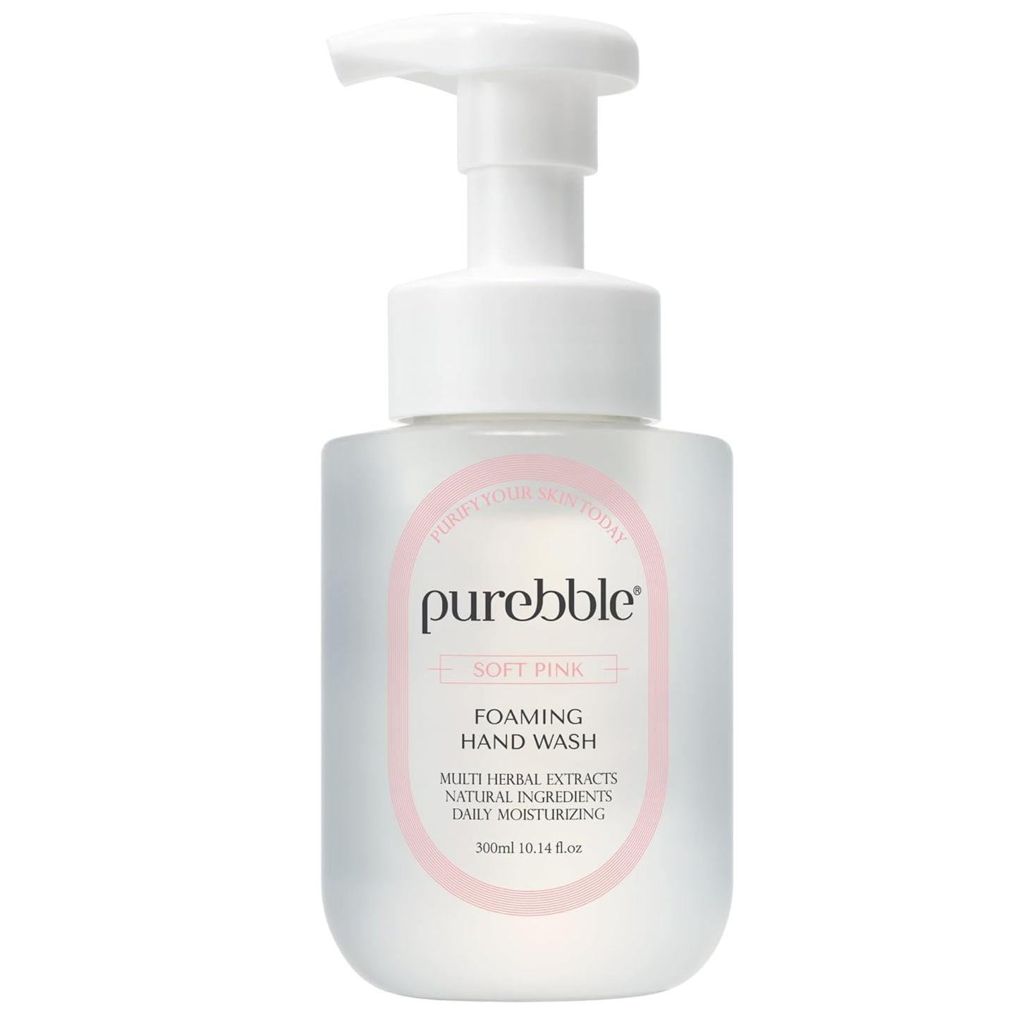 Hyaluronic Acid Foaming Hand Wash - Soft Pink Berry Scent | Hydrating Botanical Extracts | 2 Pack