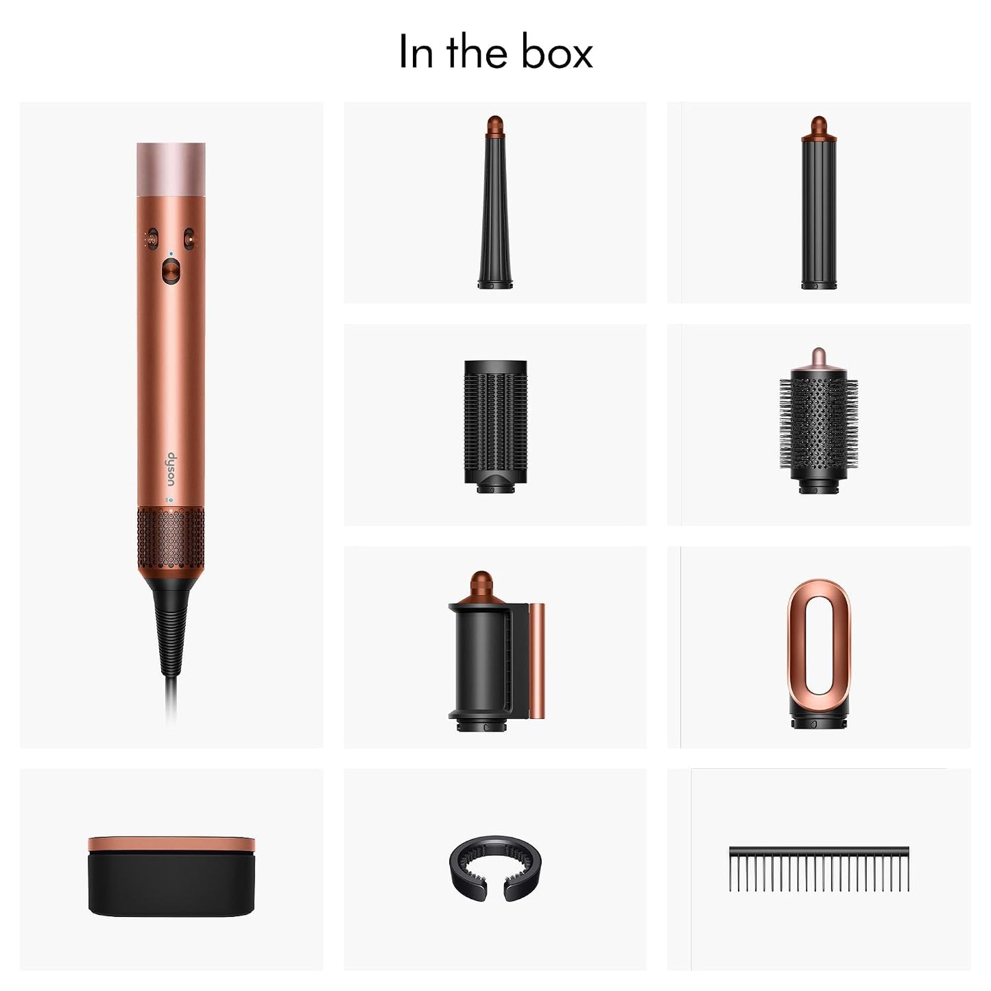 Dyson Airwrap Multi-Styler - 6-in-1 Intelligent Hair Styler with Bluetooth, No Heat Damage