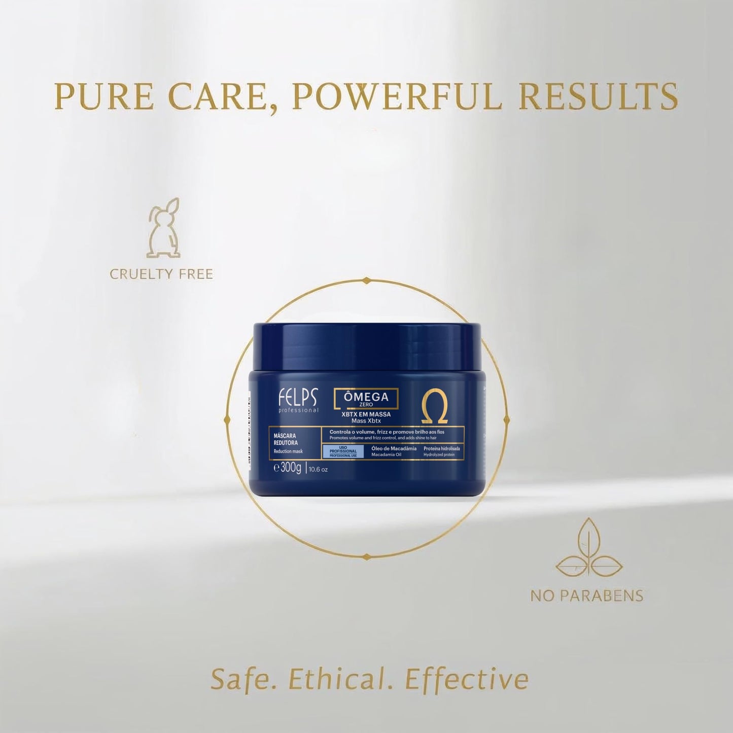 Felps XBTX Omega Zero Mass Replenisher and Volume Control Organic and Formaldehyde-Free 300g / 10.6fl.oz
