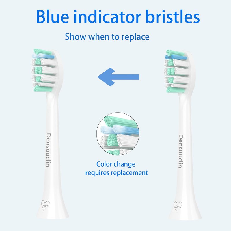 Replacement Toothbrush Heads for Philips Sonicare Replacement Heads, Replacement Brush Head Compatible with Phillips Sonicare Electric Toothbrush, 6 Pack
