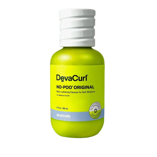 DevaCurl No-Poo Original Cleanser - Hydrating Non-Lathering Formula for All Curl Types | Moisture-Rich