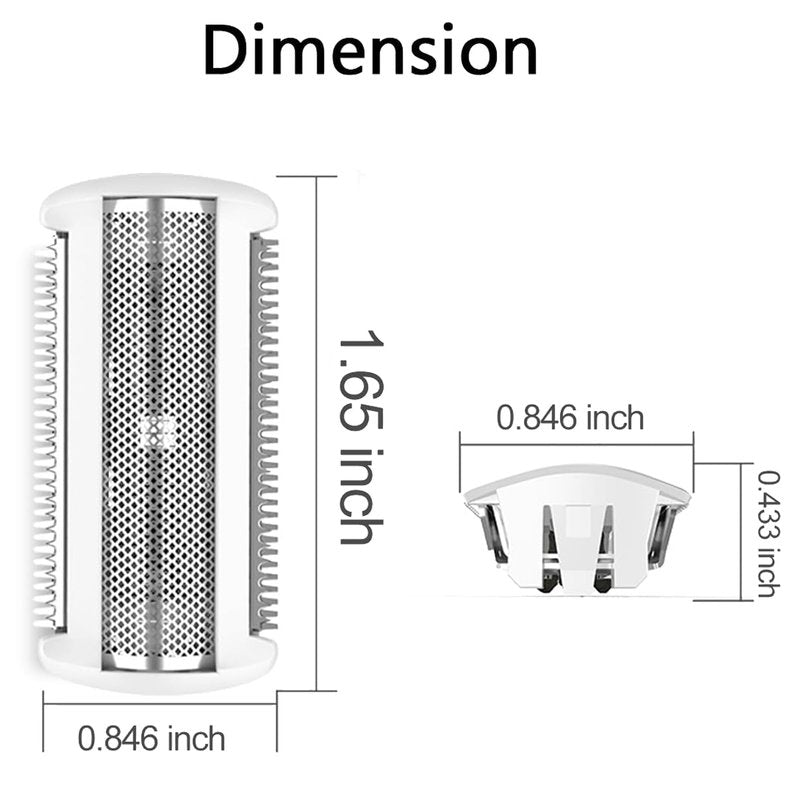 Replacement Shaver Head Foil Blade, Stainless Steel Electric Razor Replacement Head for Women, Compatible with BRL140 BRL146 Models, Wet Dry Trimmer Head for Face and Body Hair Removal