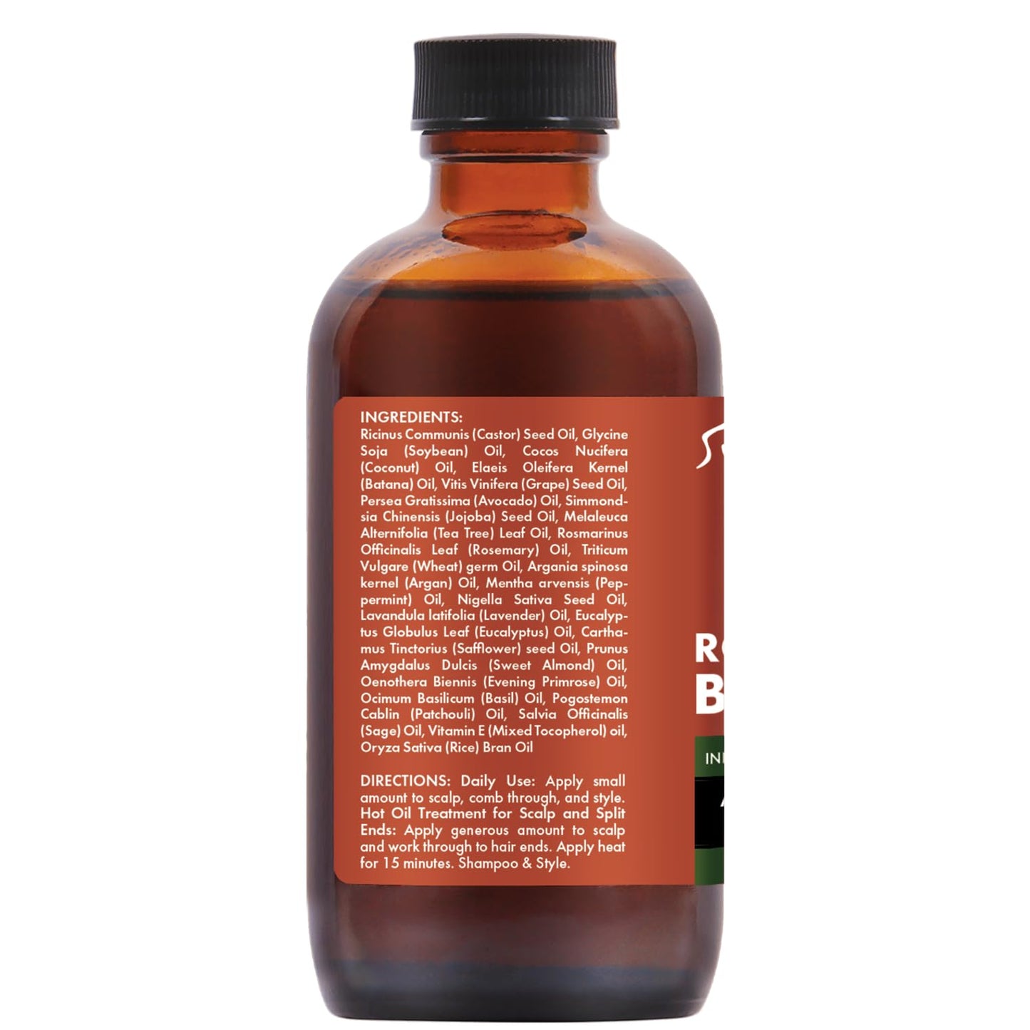Sunny Isle Rosemary Mint Batana Oil 4oz – Hair & Scalp Oil for Thicker, Stronger-Looking Hair – Honduran Batana, Jamaican Black Castor Oil, Peppermint & Rosemary – For Dry, Damaged Hair