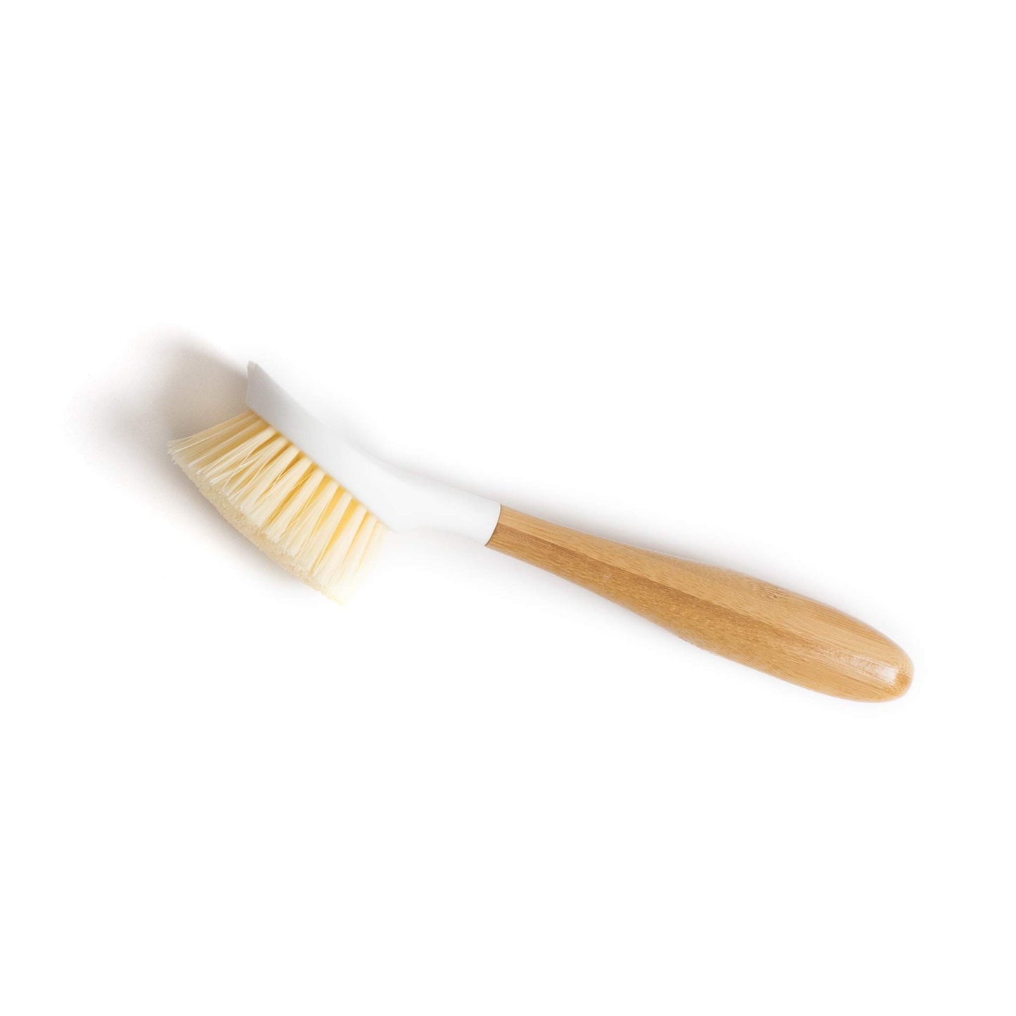 Full Circle Be Good - Bamboo Handle Dish Brush – Sustainable Kitchen Cleaning with Tough Bristles - Natural Dish Scrubber, Nonstick & Cast Iron Cleaner - Long Handle Brush for Dishes, Pots, and Pans