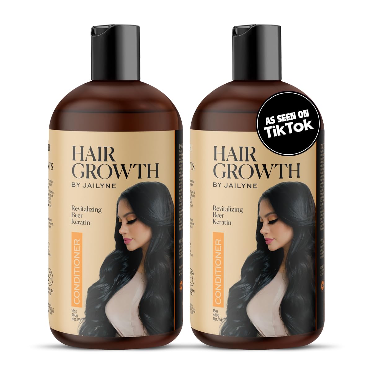 Jailyne Ojeda Hair Growth Conditioner | Nourishing Biotin & Keratin Formula for Thicker, Longer Hair - 12 oz