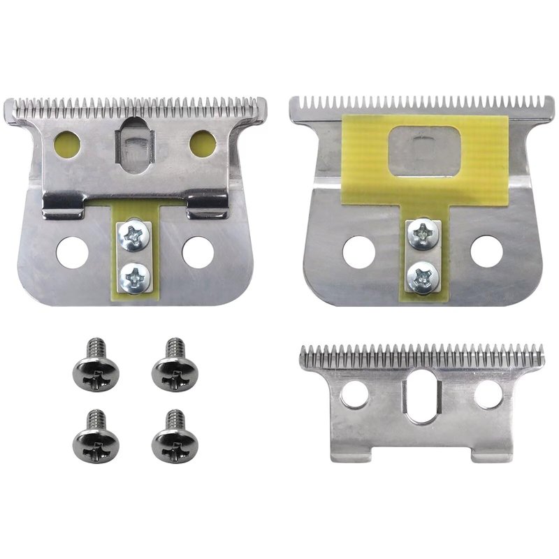 Upgraded Trimmer Blades Replacement Kit for Andis G/GO/GTO/GTX T-Out-liners Trimmers, 2 Sets of Blades for Headliner LS2 LS3 Trimmers