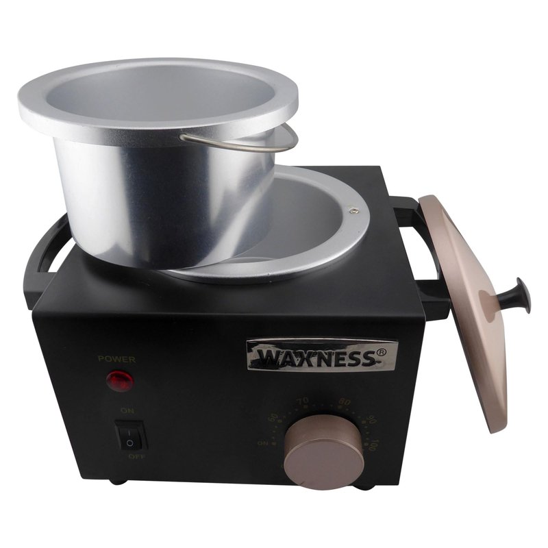 Waxness Non-Stick Silicone Bowl Insert for Wax Warmers – Black, Fits W-CUBE 1 lb Warmers, Easy Clean Flexible Wax Pot Liner for Professional Use