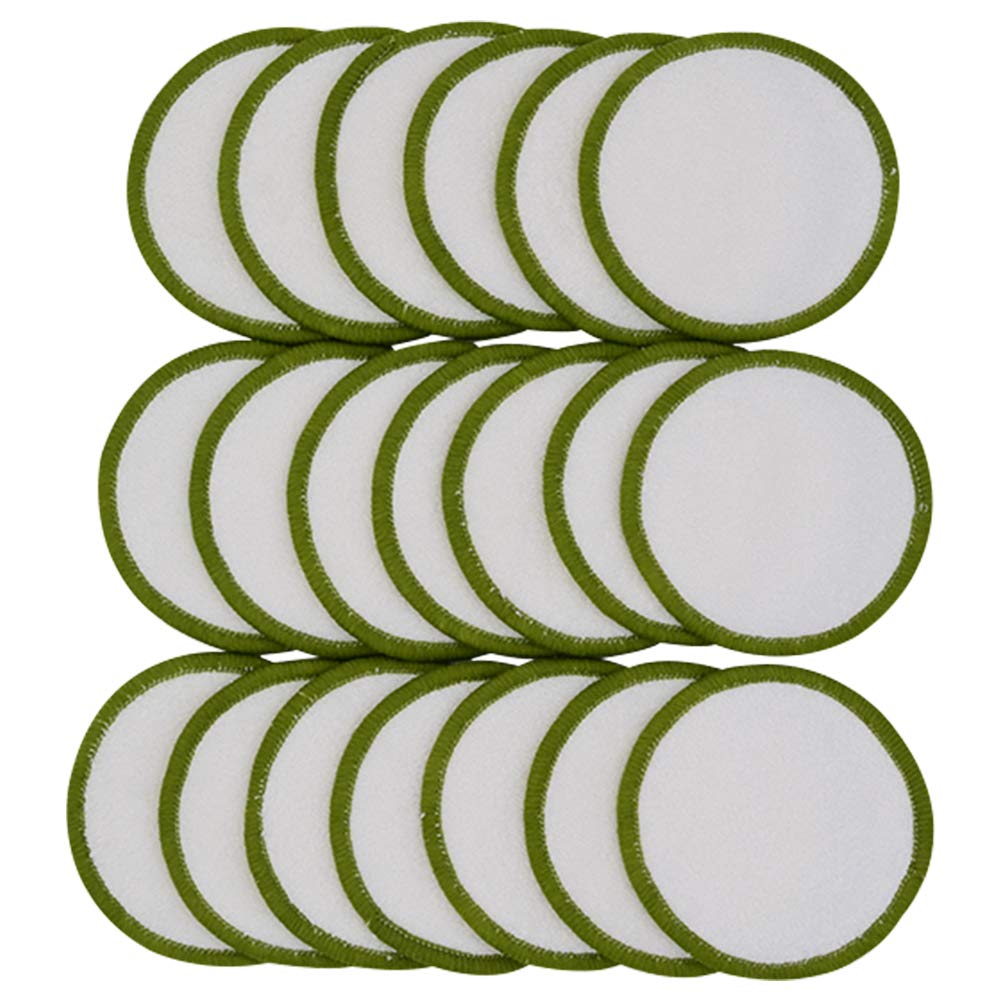 Minasuki 20 Pack Reusable Makeup Remover Pads Bamboo Reusable Cotton Rounds
