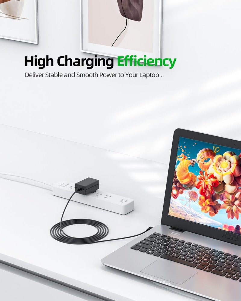 Dexpt 12V 2A Laptop Charger Compatible with Gateway GWTC116-2BK GWTC116-2BL GWTN156-11BK GWNC21524-BL GWTN141-5BK GWTN141-1BK SAW30A-120-2000U GWTC116 GWTN116 GWTN133 GWTN141 GWTN156 Model Power Cord
