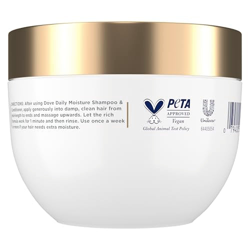 Dove 10-in-1 Hyaluronic & Moisture Hair Mask for Dry Hair, 9.2oz