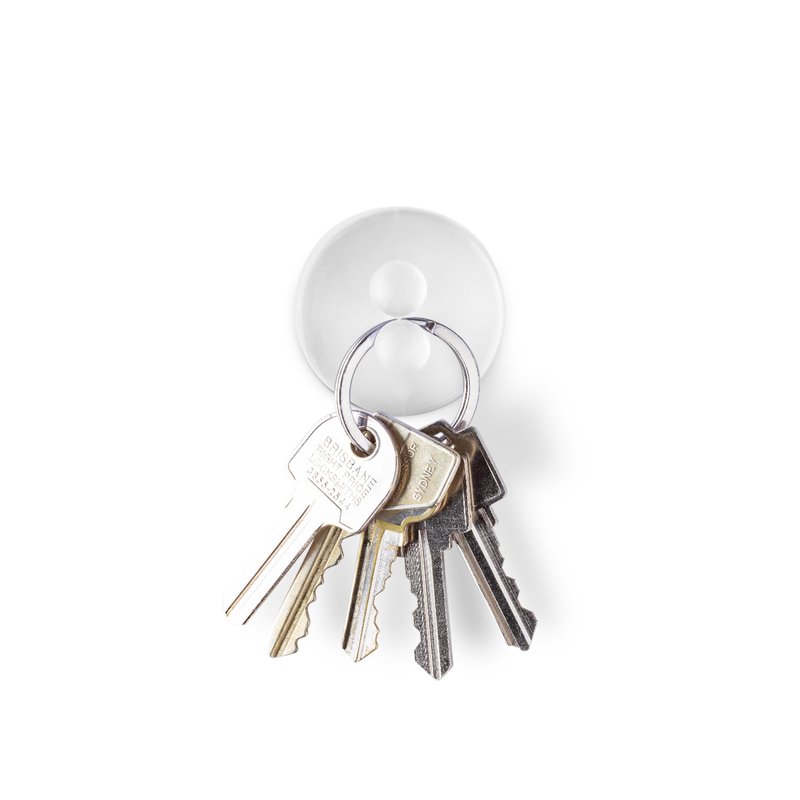 Dreamfarm Jot Super Strong, Everyday, Multi-Purpose PVC Suction Hooks & Holders - Pack of 4, Clear