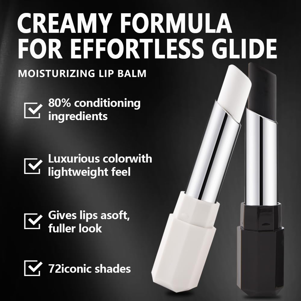 HHLTOH 2Pcs Black White Matte Lipstick Combo Set for Women, Twist Up Cream Lip Art Stick for Halloween Cosplay Goth Stage Party Makeup, Labial para fiesta de disfraces