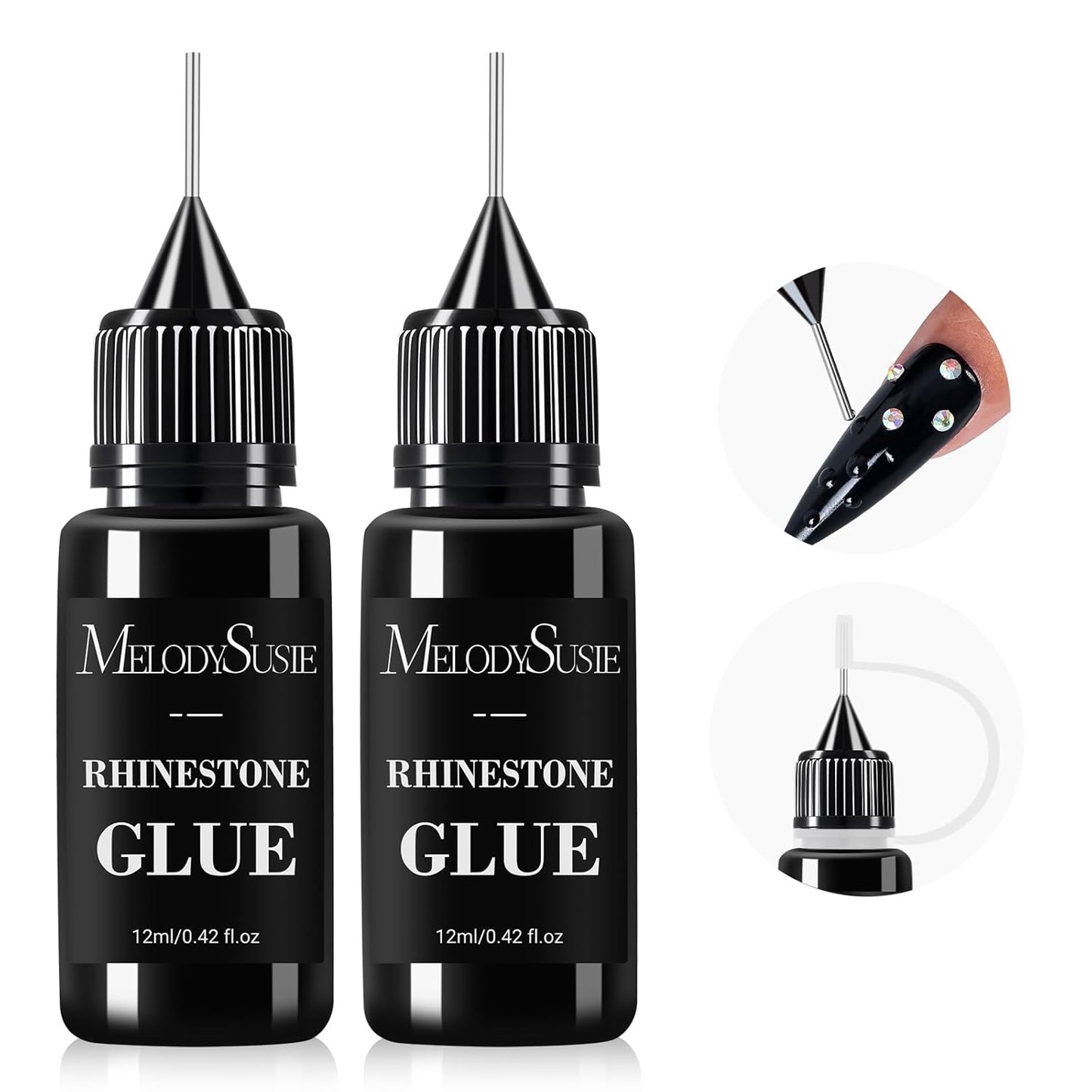 MelodySusie Nail Glue Remover - Acetone-Free Formula for Press-On Nails | Gentle & Multi-Functional 50ML