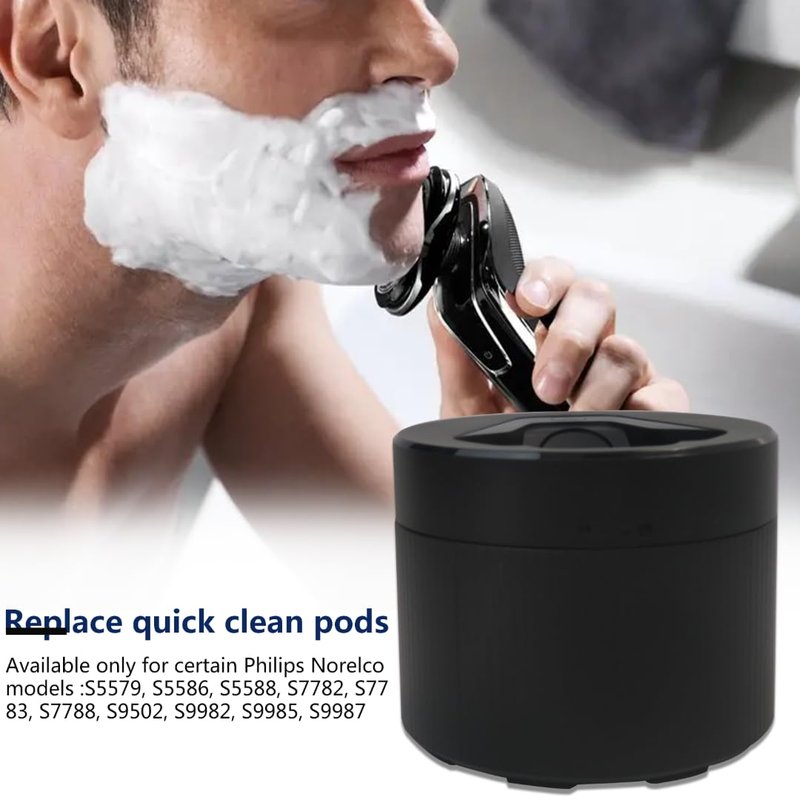 Vicue Replacement Quick Cleaning Clean Pod for Philips Norelco 2nd Generation Series 7000 and Series 9000 Shavers