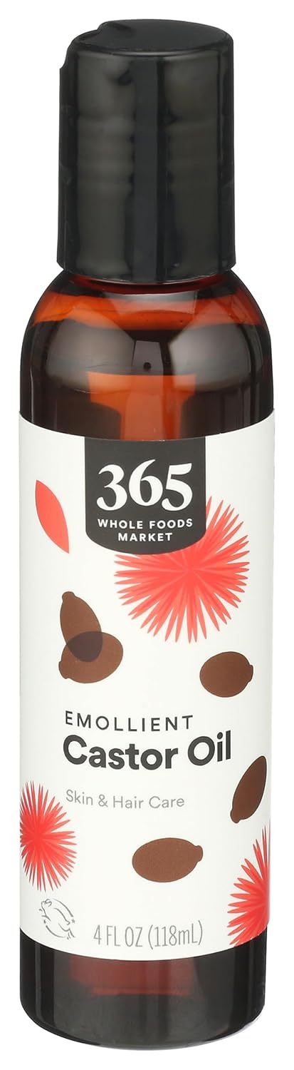Emollient Castor Oil for Skin & Hair Care - 4 Fl Oz | Nourishing Moisturizer
