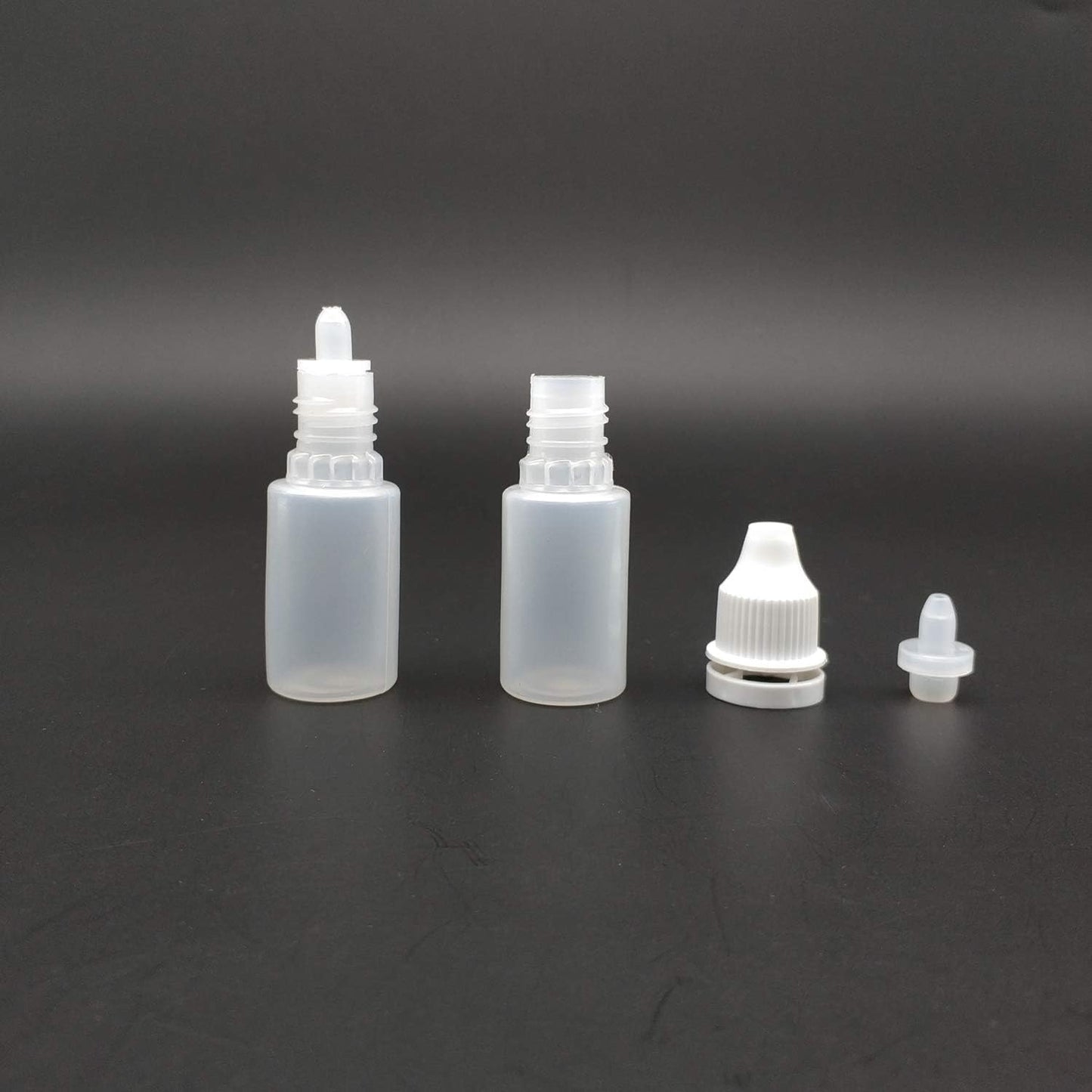 10 Pack 10ml Plastic Eye Liquid Dropper Bottles - Perfect for Essential Oils & DIY Projects