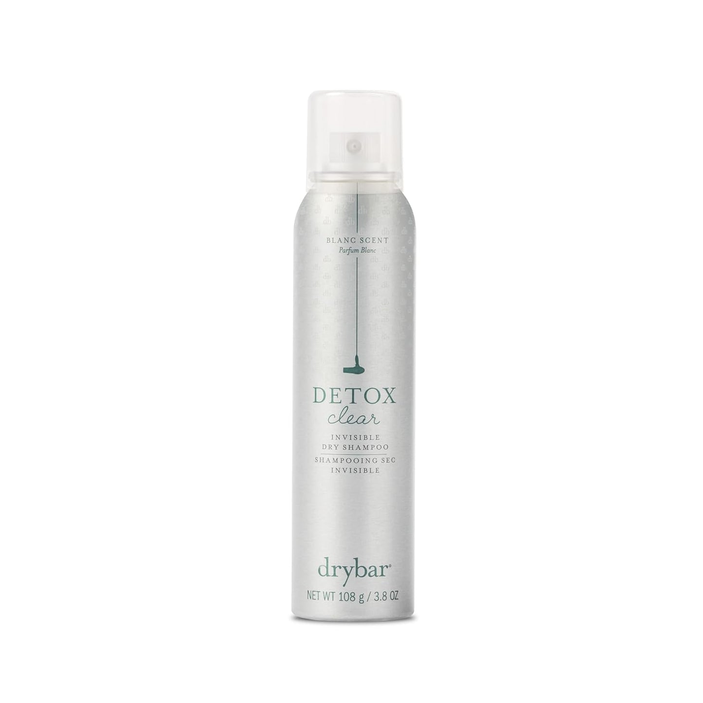 Drybar Detox Invisible Dry Shampoo Spray - Absorbs Oil & Refreshes Hair | 3.8 Oz, Blanc Scent