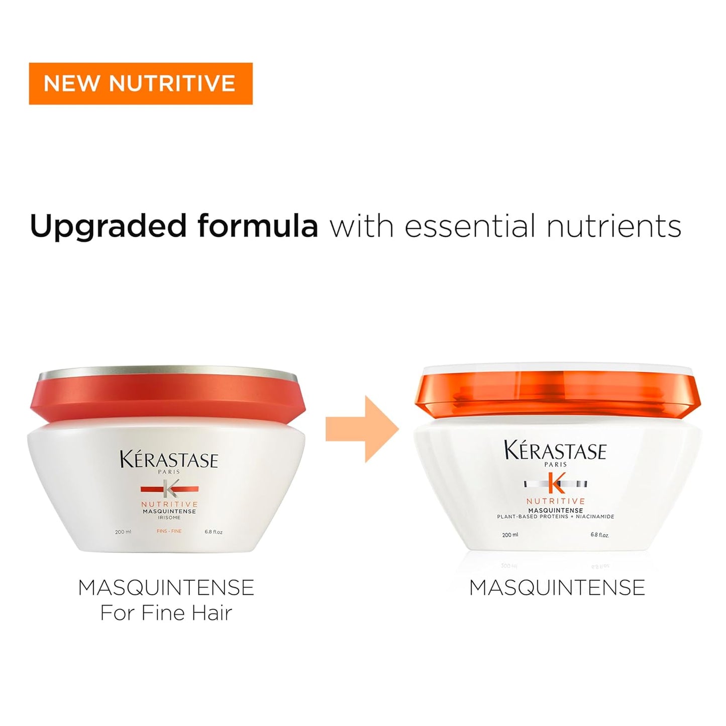 Kerastase Nutritive Masquintense Mask - Nourishing Treatment for Fine to Medium Dry Hair | 6.8 Fl Oz