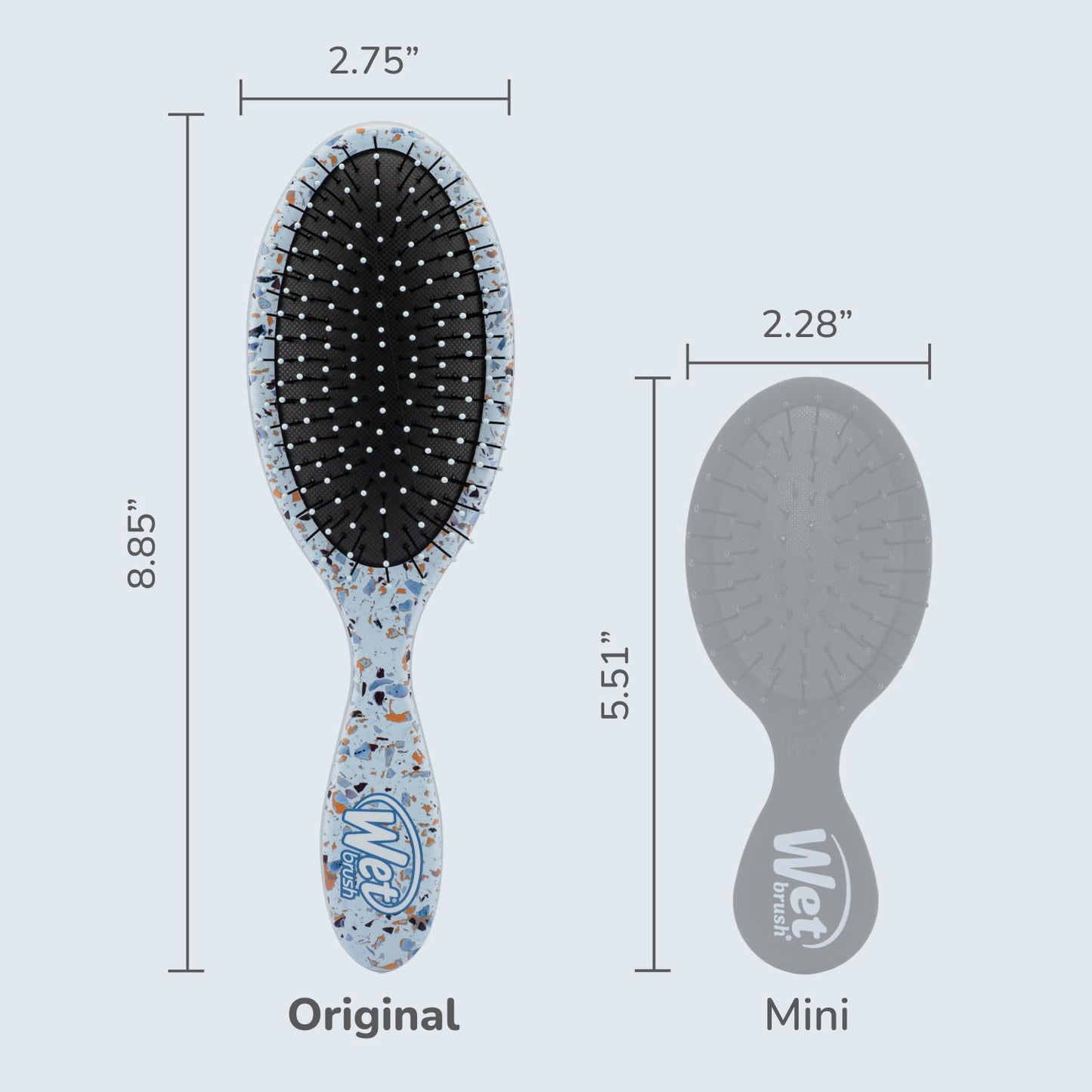 Wet Brush Original Detangler Hair Brush - Ultra-Soft IntelliFlex Bristles for All Hair Types | Pain-Free Tangle Removal