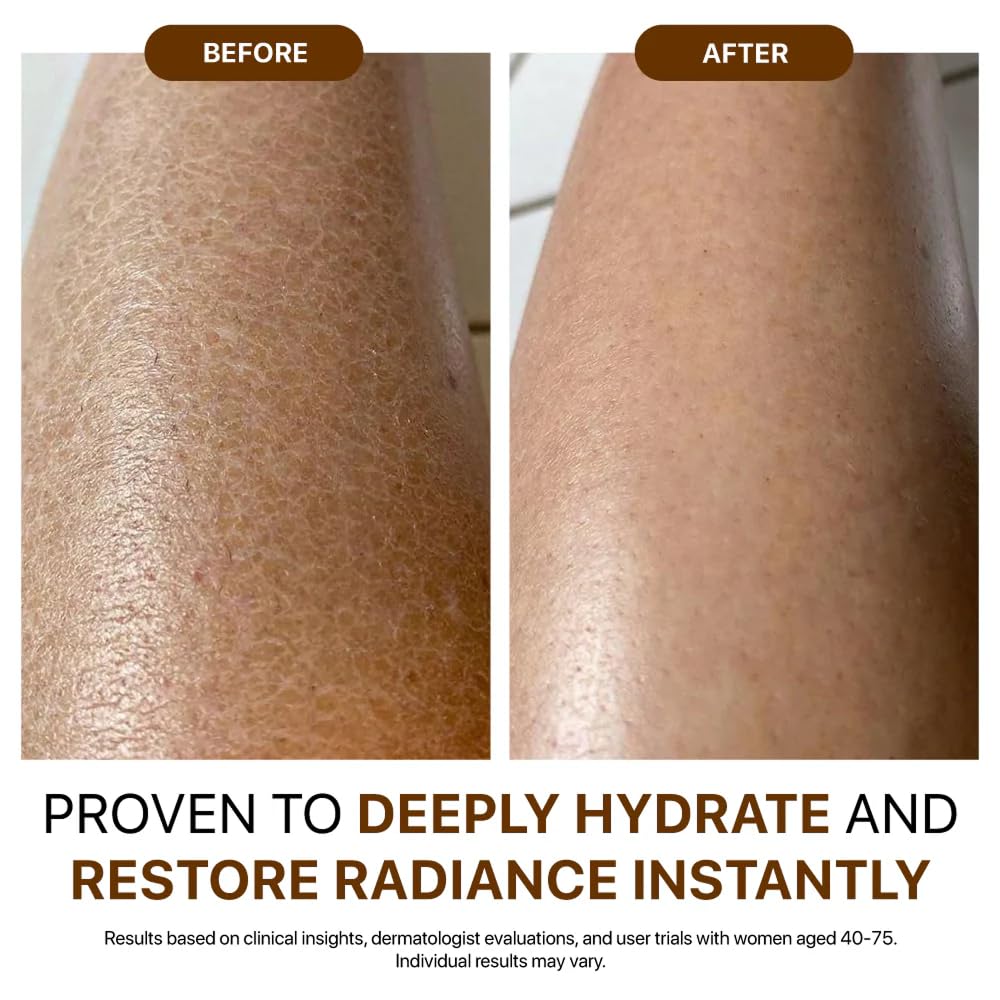 GODA Silk Body Oil for Women - Firming Anti-Aging Moisturizer | Hydrating Organic Formula for Crepey Skin