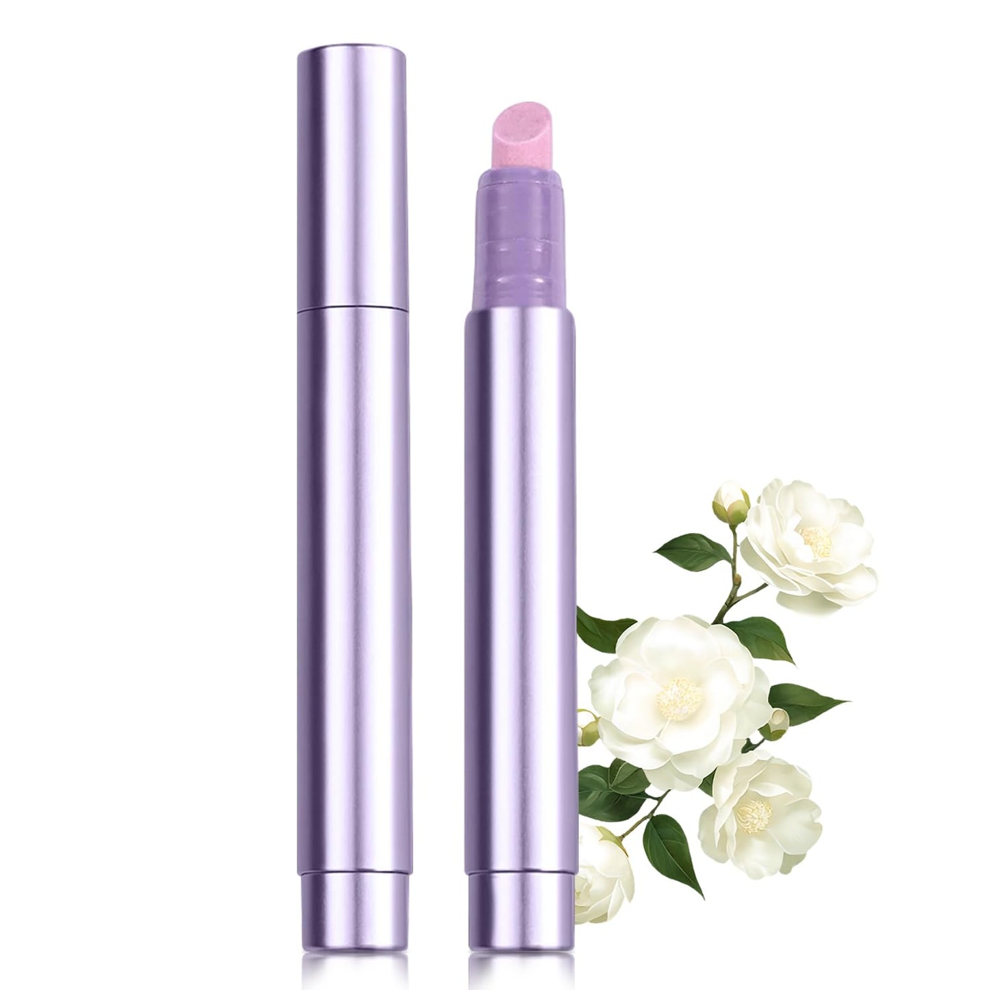 3-IN-1 Cuticle Oil Pen with Ceramic Cuticle Pusher Pen File Dry Care Nail Oil Pen for Nail Strengthener and Growth Moisturize Soften Nail Repair for Damaged Nails Light Fragrance