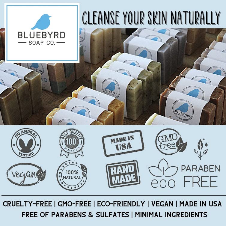 Activated Charcoal Soap Bar for Men & Women - Natural Facial & Body Cleanser - Vegan & Handmade with Organic Ingredients