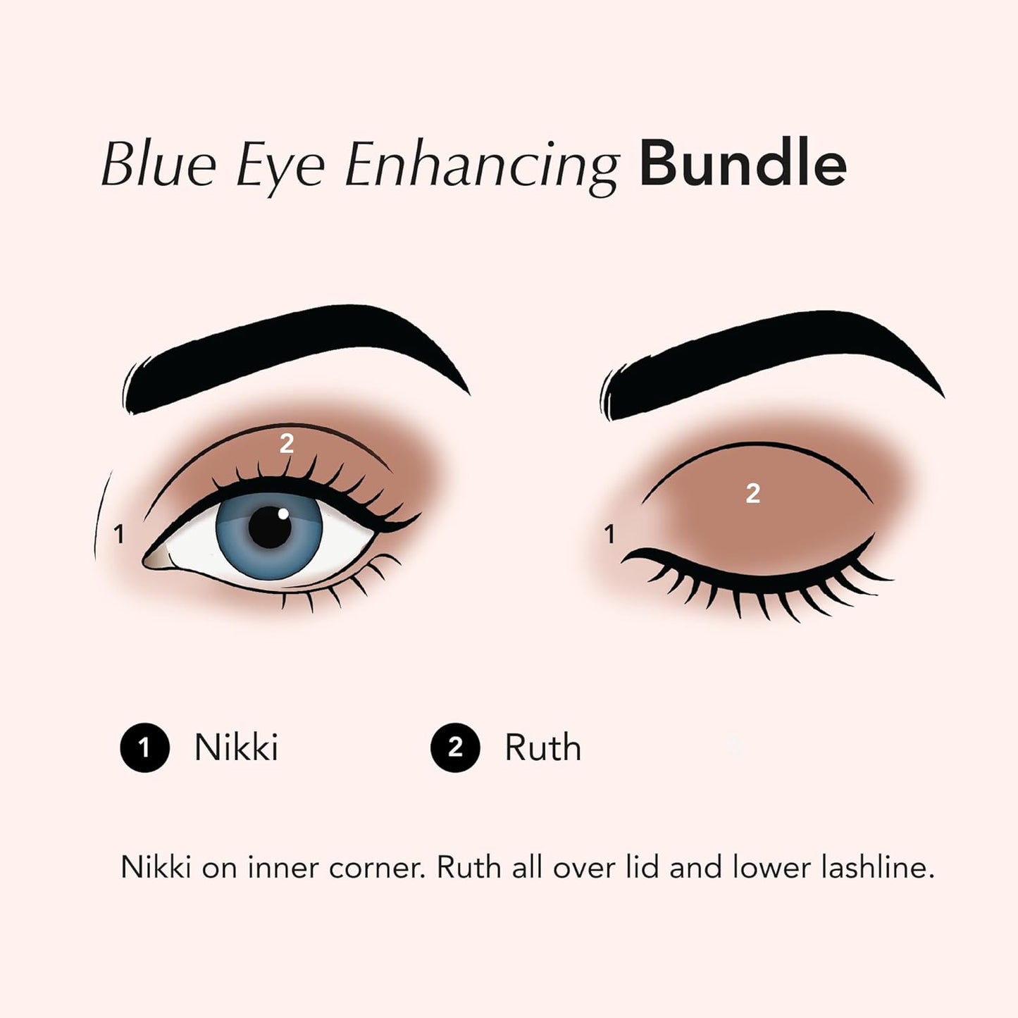 Brilliant Eye Brightener Eyeshadow Stick Bundle - Waterproof & Long-Lasting | 3 Shades for Blue Eyes