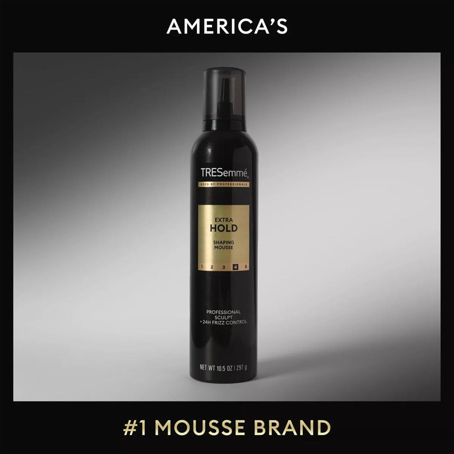 TRESemmé Extra Hold Shaping Mousse 2-Pack | Moisturizing Hair Sculpting with 24H Frizz Control + Keratin Mask