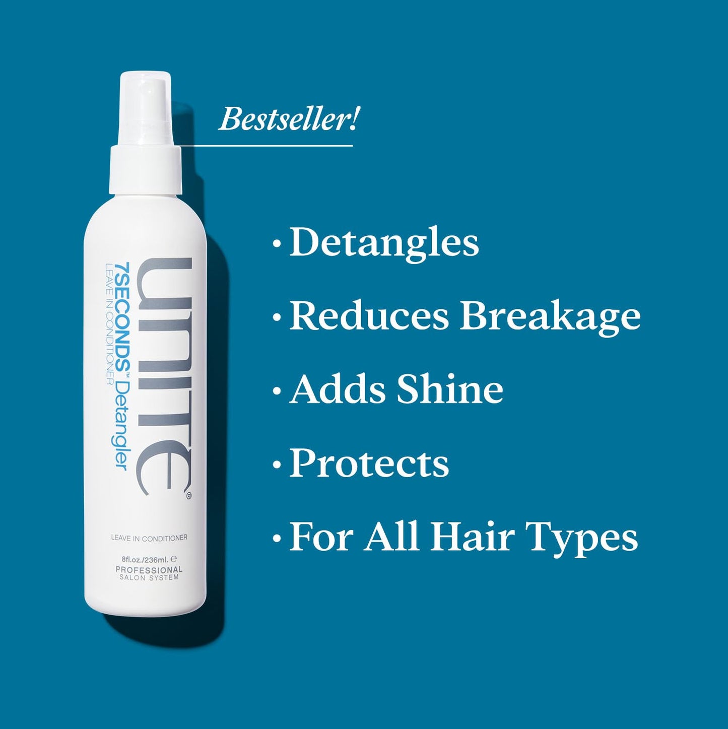 UNITE Hair 7SECONDS Detangler, 8 fl oz