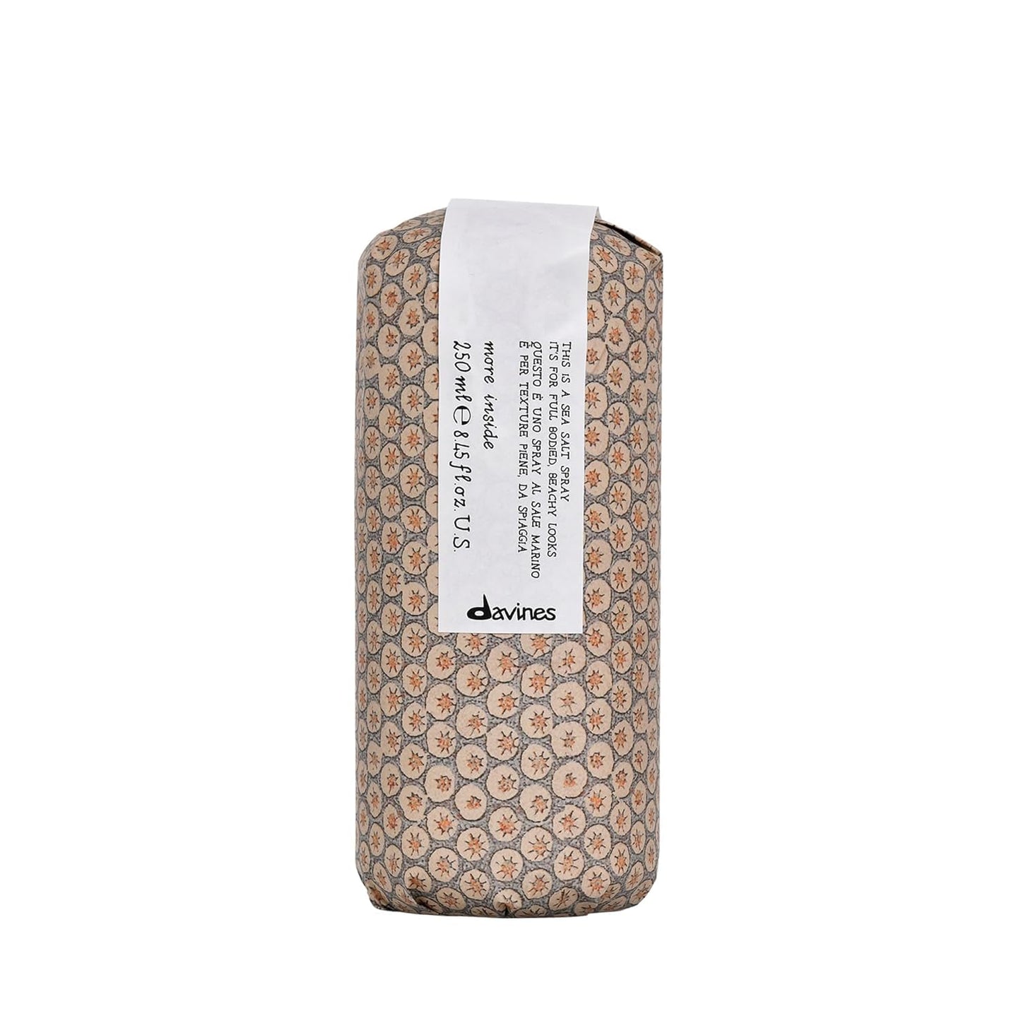 Davines Sea Salt Spray - Light Hold Beachy Waves & Texture for Gritty Volume - 8.45 Fl Oz