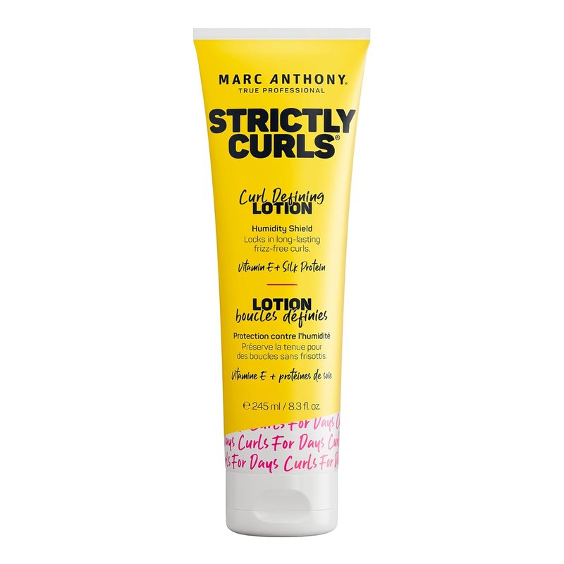 Marc Anthony Curl Defining Lotion - Lightweight Gel for Curly Hair | Long-Lasting Moisture & Frizz Control