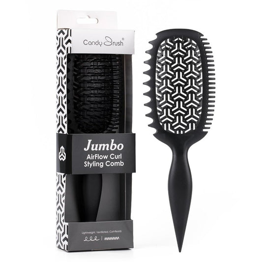 Curl Defining Hair Brush - Effortlessly Detangle & Style | Vented Design for Wet/Dry Hair