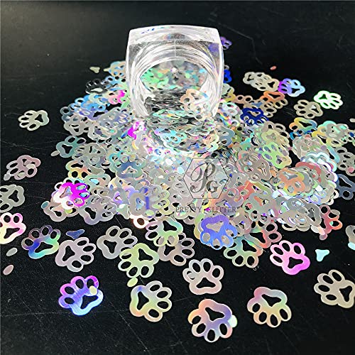 PrettyG LB100-PawPrint 10g Glitter for Face & Body Festival Makeup