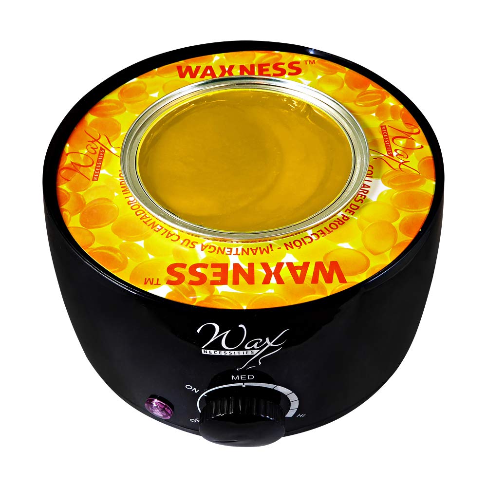 Waxness Waxing Protection Collars 50 Pack Yellow Fits Most 14 Ounces Tin Brands
