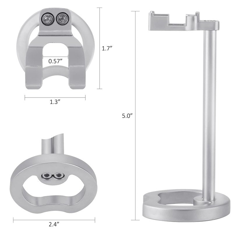 SANWA Deluxe Razor Holder Stainless Shaving Razor Stand,Dad Gifts,boyfriend Gifts,Husband Gifts for Him