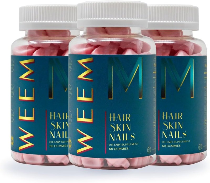 Hair Skin and Nails Gummies - Vegan Biotin for Healthy Hair, Skin & Nails | Extra Strength (3)