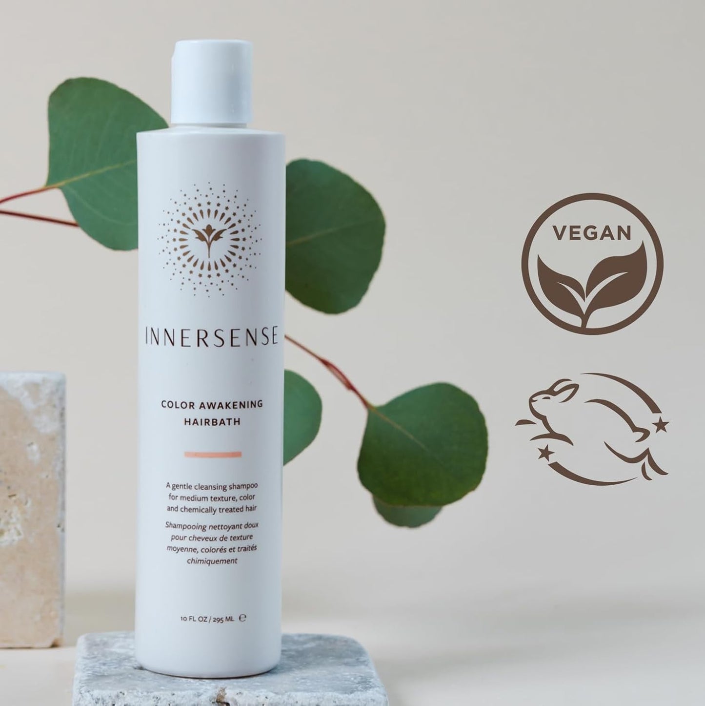 Innersense Organic Beauty Hairbath Shampoo - Natural Color Awakening, Non-Toxic & Cruelty-Free | 10 fl oz (296 ml)