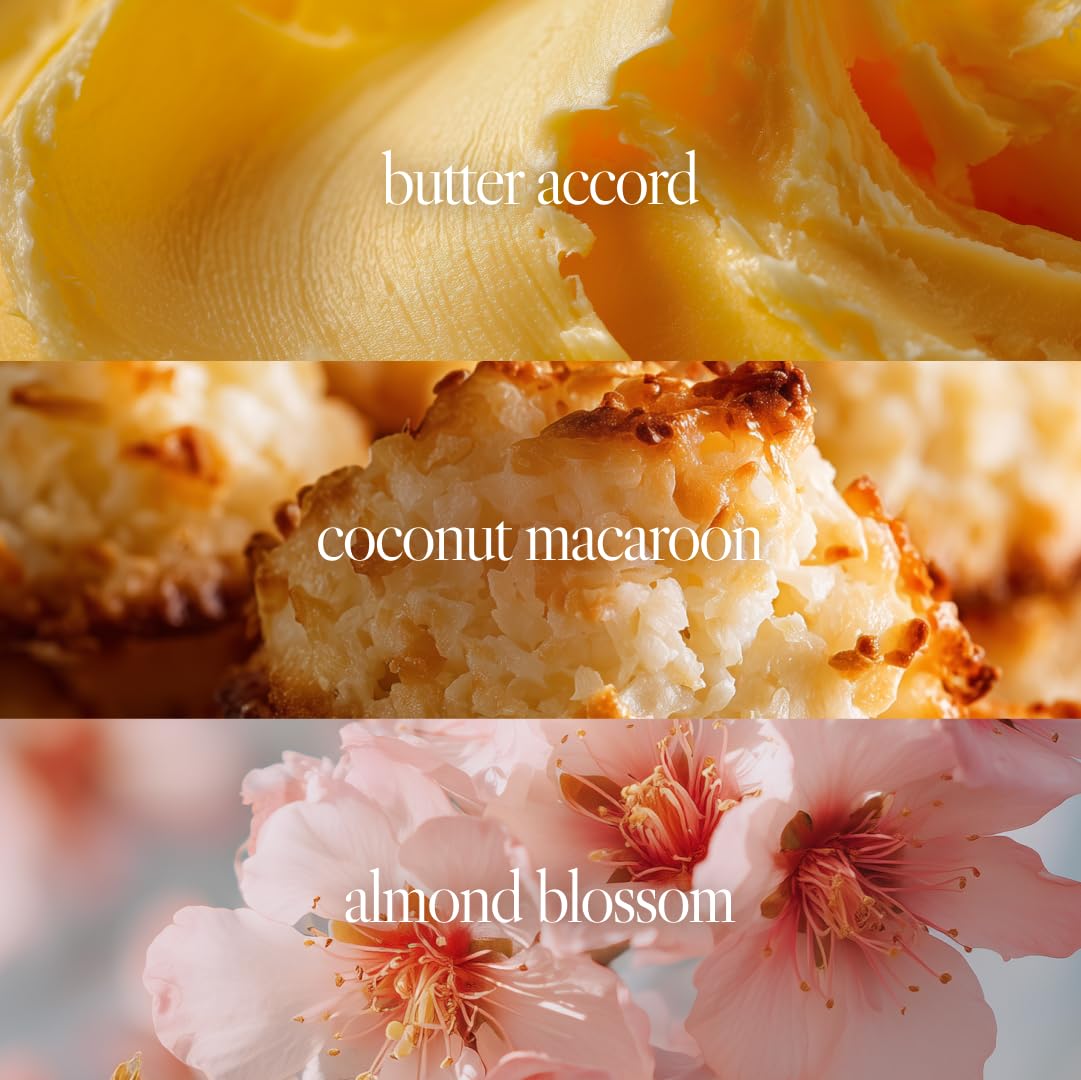Coco Brulee Body Mist - Warm Gourmand Fragrance with Toasted Coconut, Almond Blossom & Vanilla Sugar | Lightweight Mist for Hair & Skin