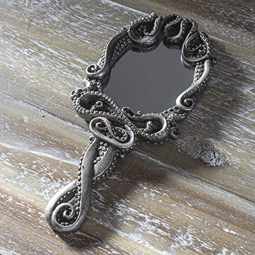 Gothic Kraken Handheld Mirror - Antique Sea Creature Decor