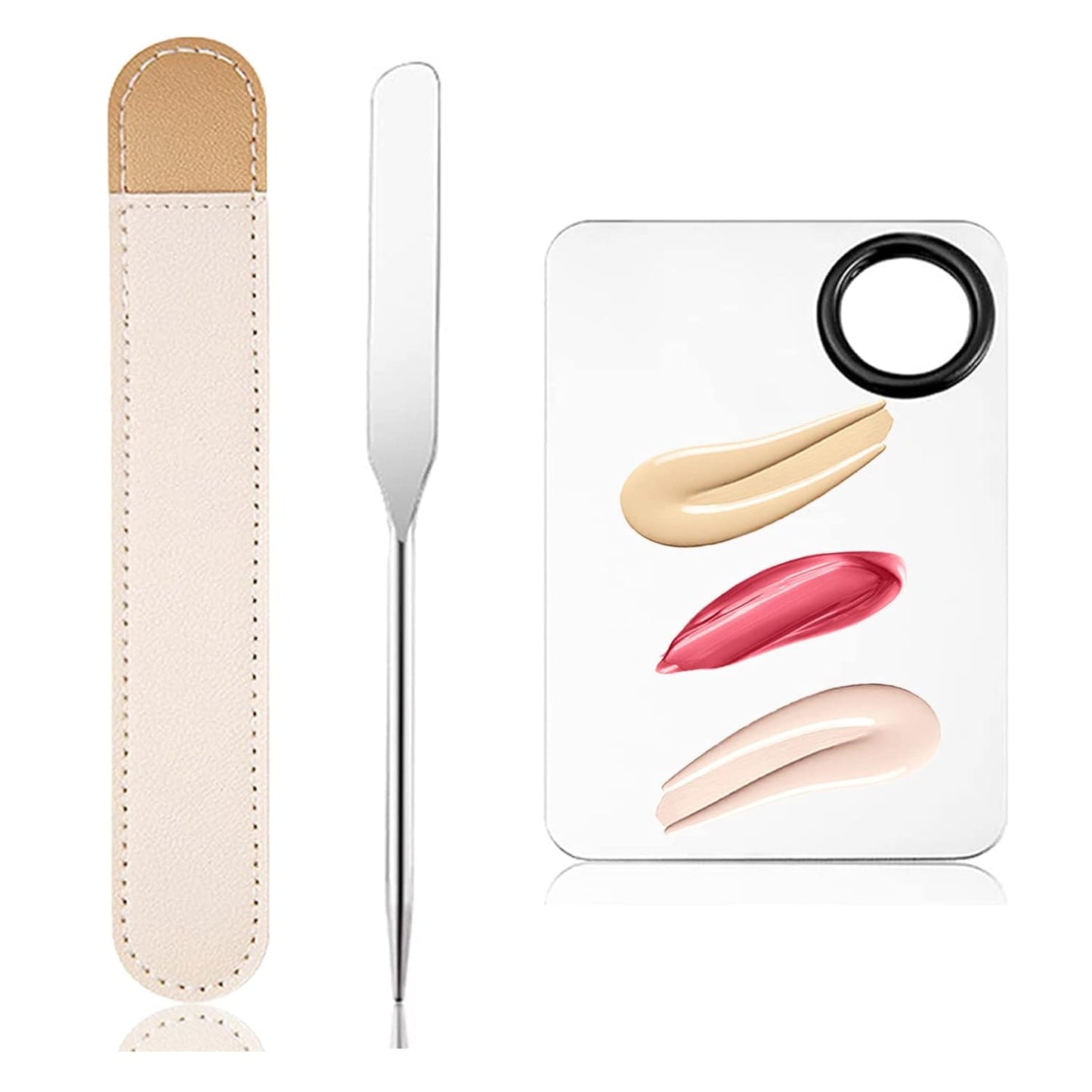 Korean Makeup Spatula - Professional Foundation Mixing Tool | Rectangle Design