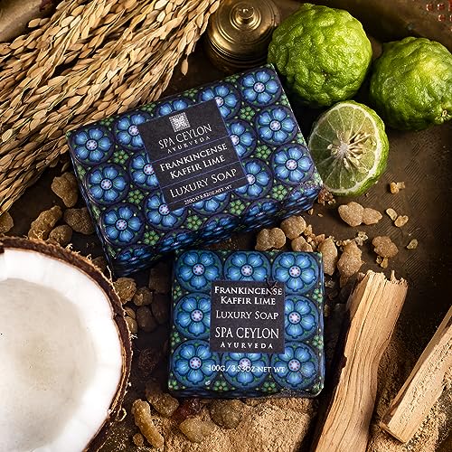 Luxury Frankincense & Kaffir Lime Soap | Moisturizing Natural Cleanser