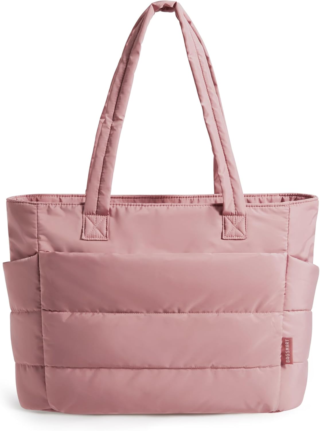 BAGSMART Tote Bag for Women - Lightweight Puffy Shoulder Bag with Compartments for Travel & Gym | Versatile Design