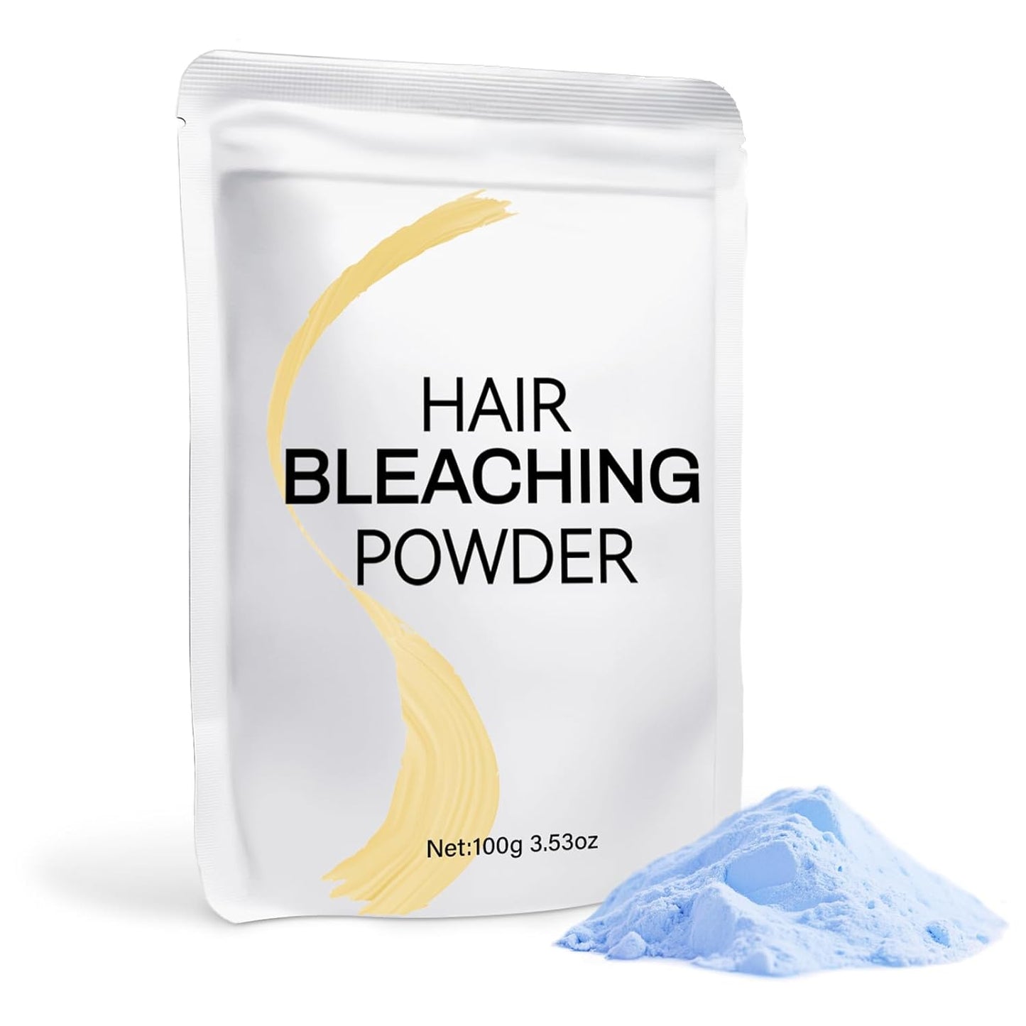 Hair Bleach Powder - Professional Lightening Formula for DIY Highlights | Strong & Gentle, 100g/3.53oz