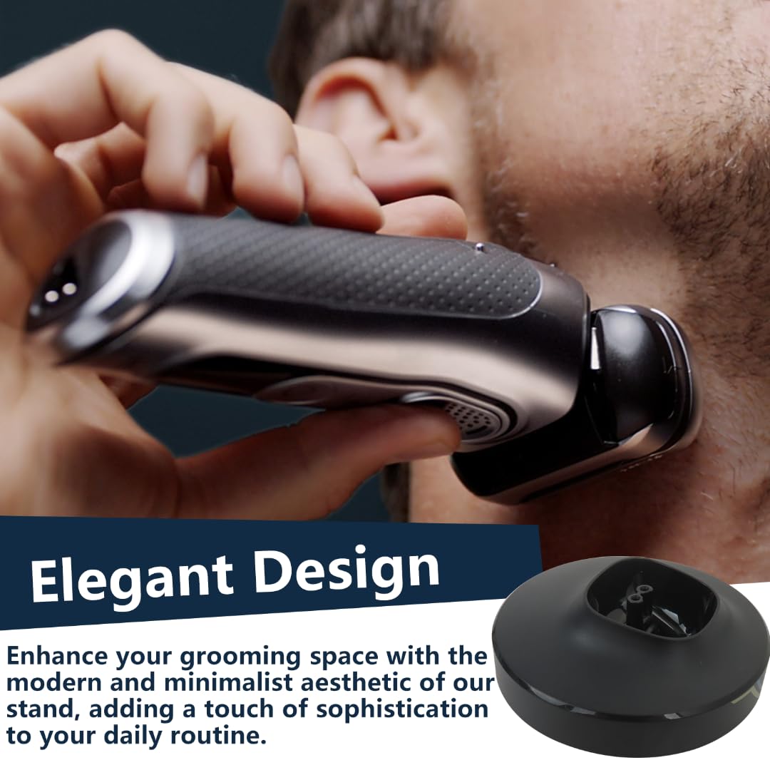 Premium Charging Stand/Dock Compatible for Norelco Shavers Universal Compatibility with S7788, S9502, S9507, S9982, S9985, S9987, SP9860, SP9861,S5531 Models, Black