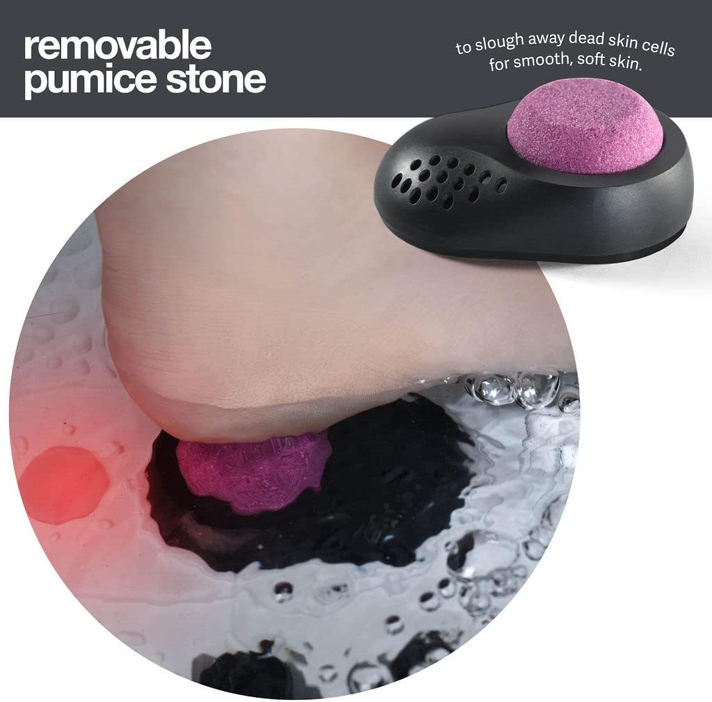 Medical King Foot Spa - Heated Massage with Jets & Remote Control | Collapsible Design with Pumice Stone
