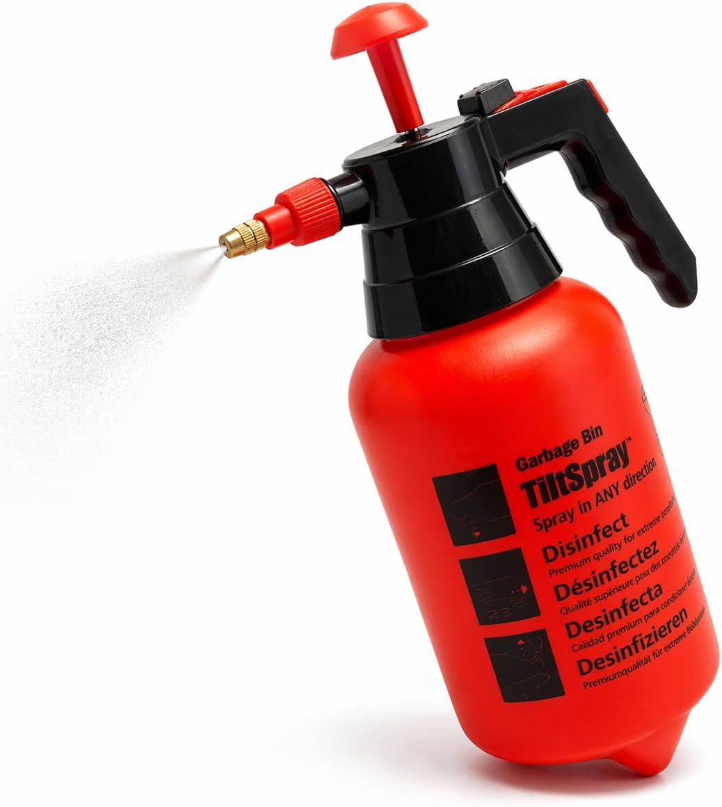 TiltSpray 32oz Spray Bottle - Heavy Duty Upside Down Sprayer for Kitchen, Bathroom, Plants & Car Detailing | Leak Resistant, Adjustable Nozzle