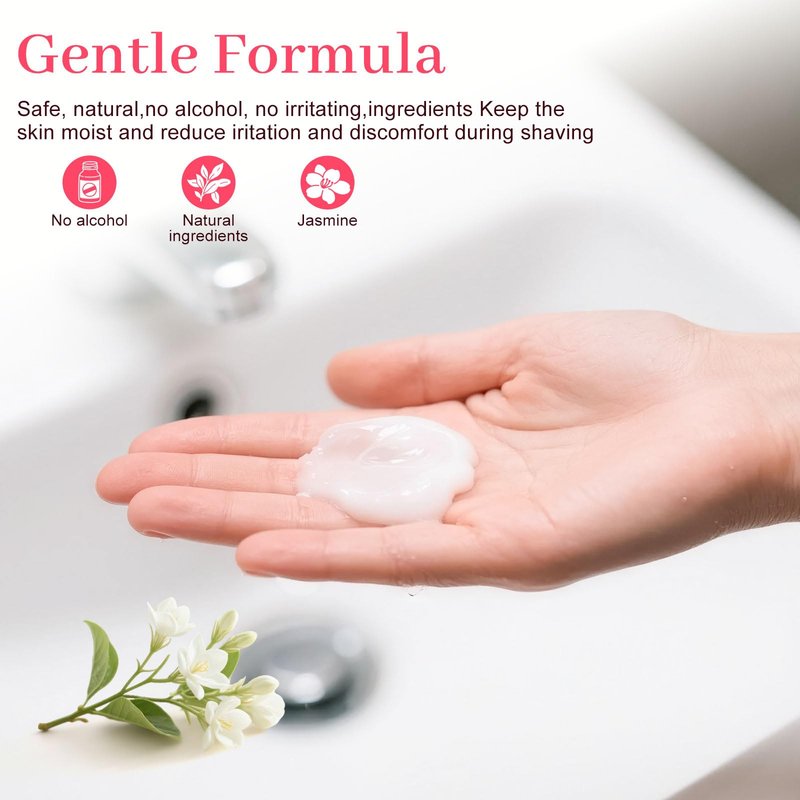 fafortune Womens Shaving Cream Bulk Travel,0.53oz Shave Gel for Women, Care Dry Skin Womens Shave Gel for Travel Guests