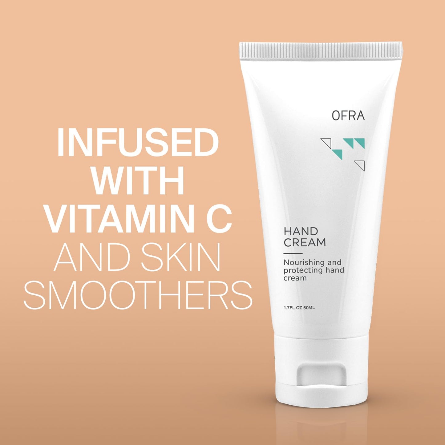 Hand Cream | Nourishing and Hydrating Hand Care for Soft, Smooth Skin | Fast-Absorbing Moisturizing Formula for Dry Hands | Hand Lotion with Vitamin C | 1.7oz/50mL