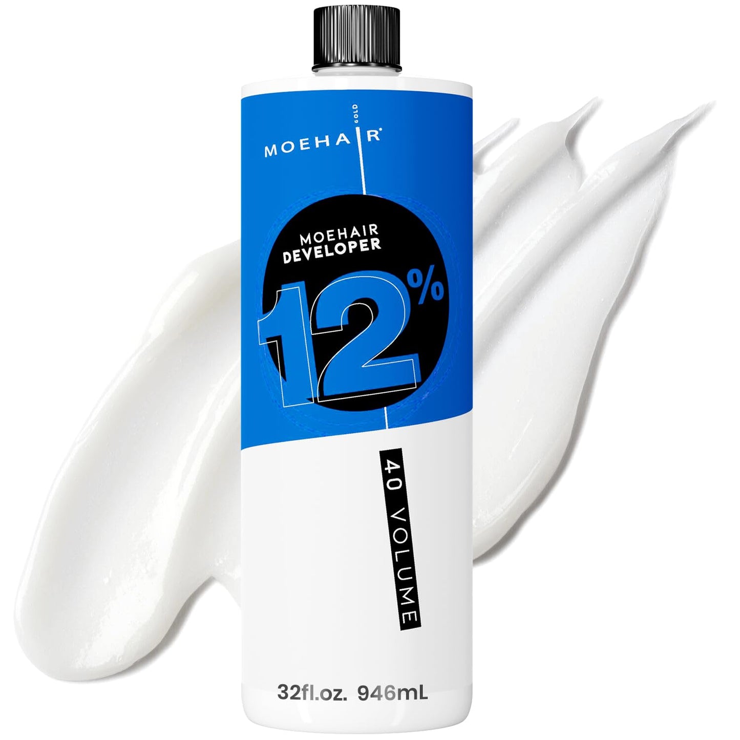 Hydrogen Peroxide Hair Developer 12% | 40 Volume Lifting Action | Paraben-Free | 32 Fl. Oz