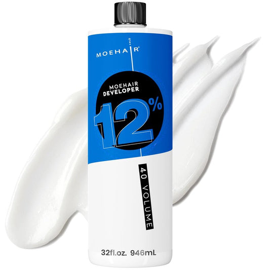 Hydrogen Peroxide Hair Developer 12% | 40 Volume Lifting Action | Paraben-Free | 32 Fl. Oz